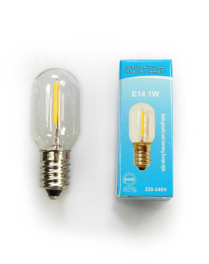 3x LedLamp Klein Dimbaar / Lamp LED E14 Fitting Smal - 0.5 Watt 50 lumen 2700K - Zacht Warm Wit Licht - Geschikt voor o.a. Koelkast, Afzuigkap, Naaimachine, Nachtlamp en Zoutlamp