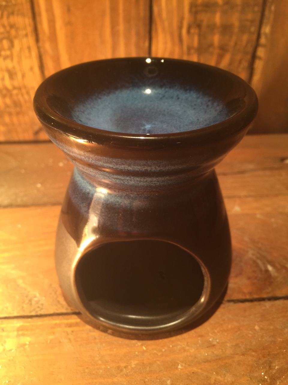 Oliebrander Zwart met Blauw