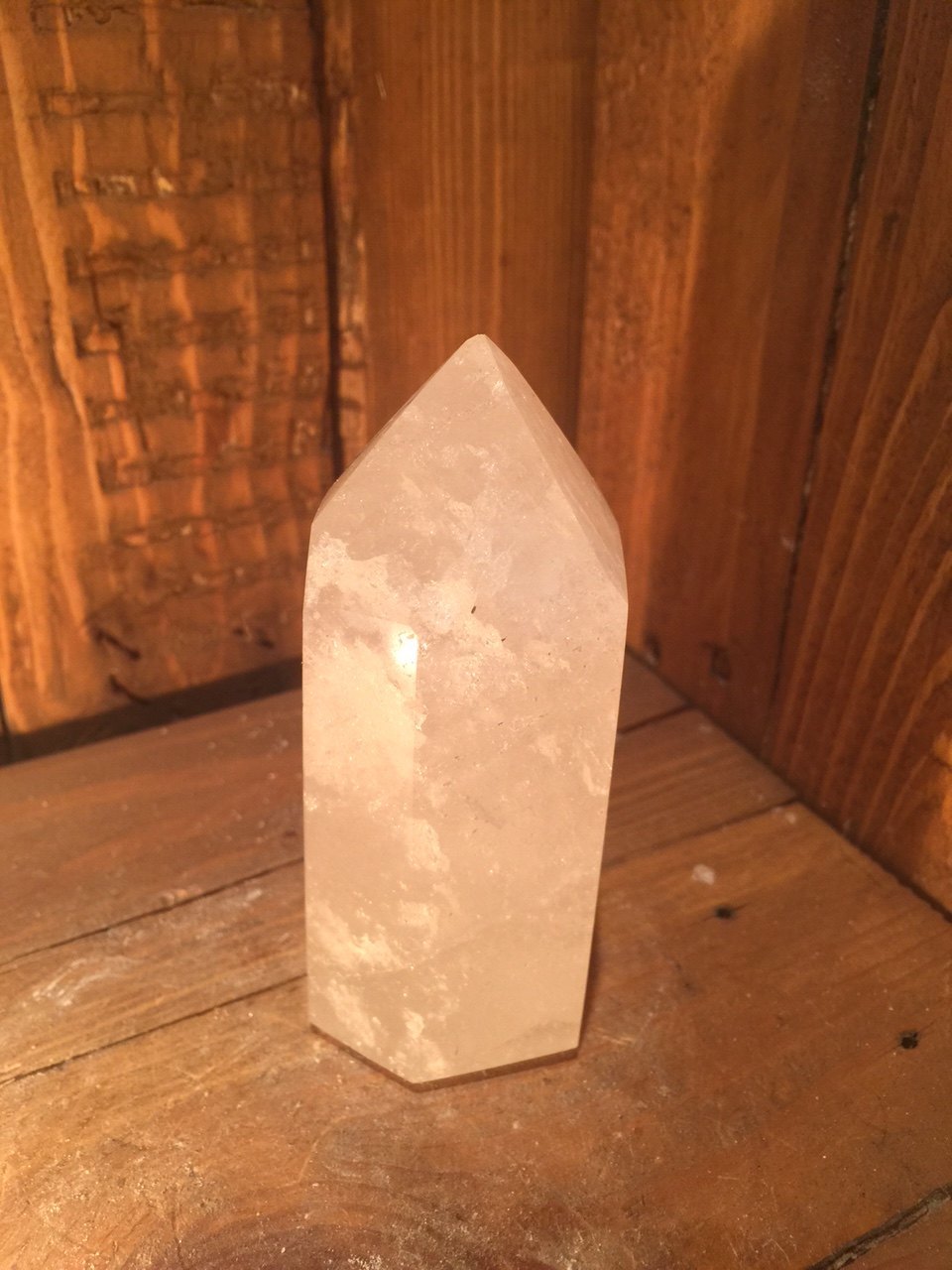 Obelisk Bergkristal - 290gr 10x4cm