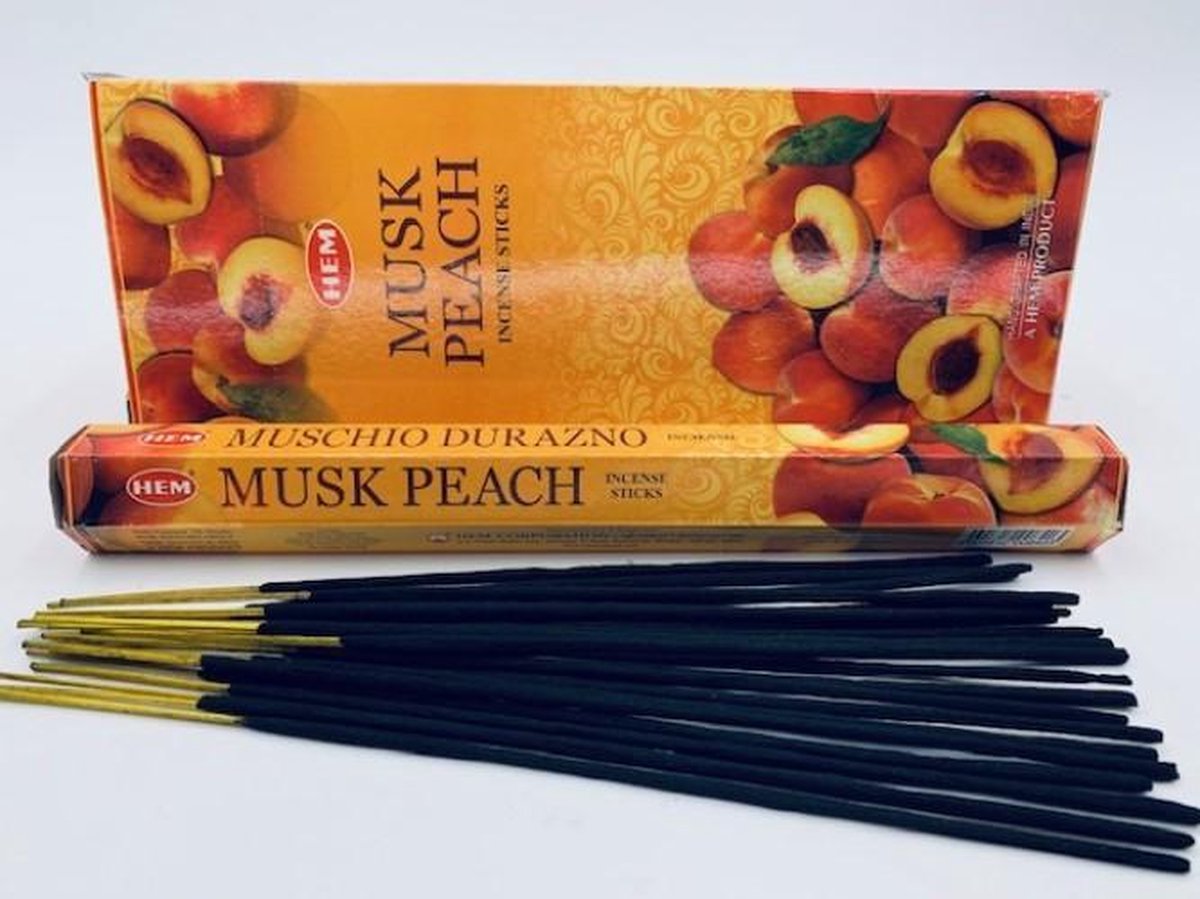 HEM Musk Peach Wierook (pakje á 20 stokjes)