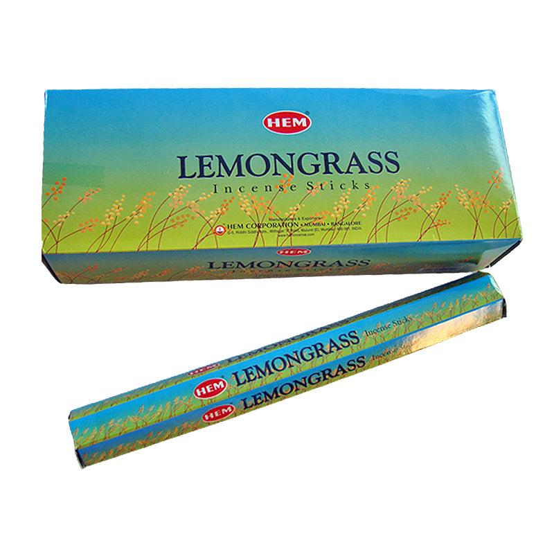 HEM Wierook - Lemongrass - Slof / Voordeelbox (6 Pakjes / 120 stokjes)
