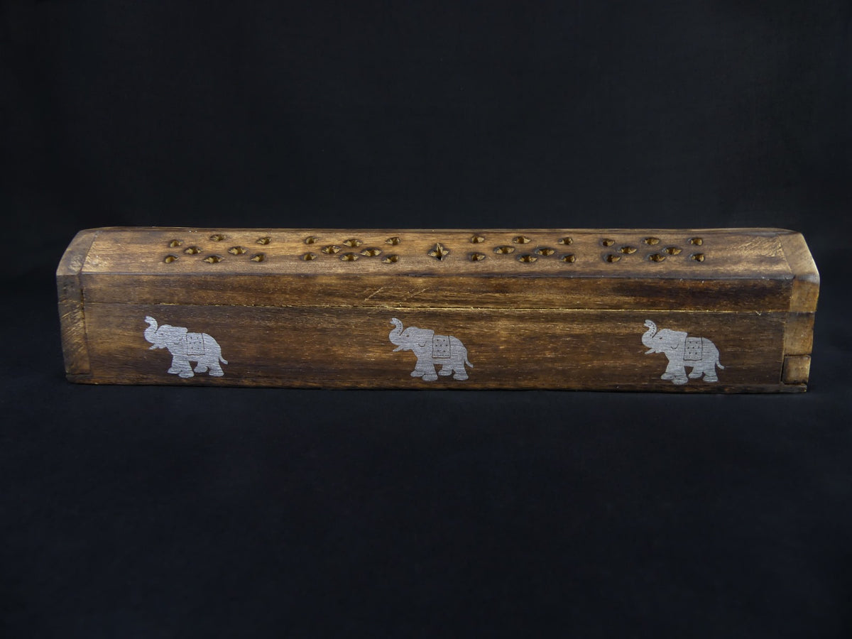 Wierook Brander - Wierook Houder - Kistje Bruin - Olifant 2