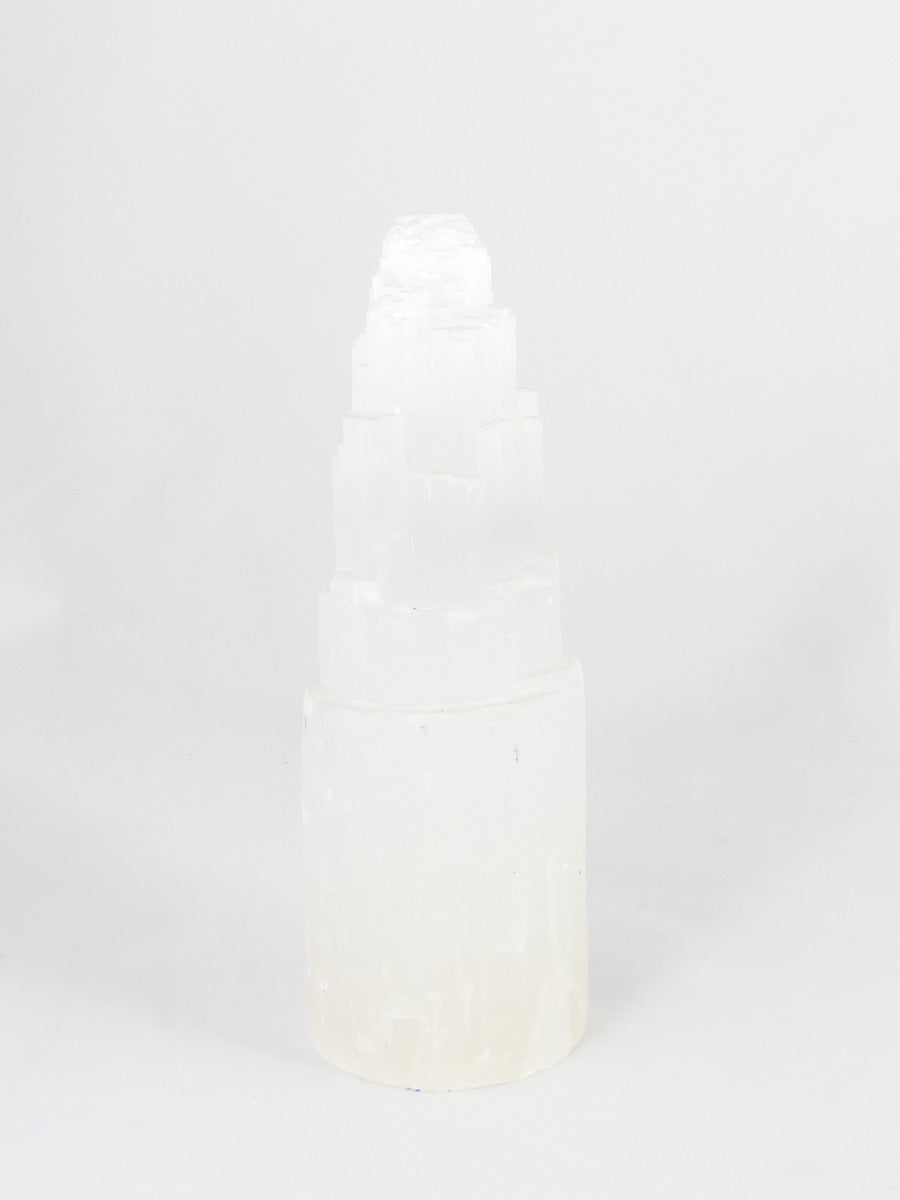 Seleniet Lamp - Wit - ca.30cm