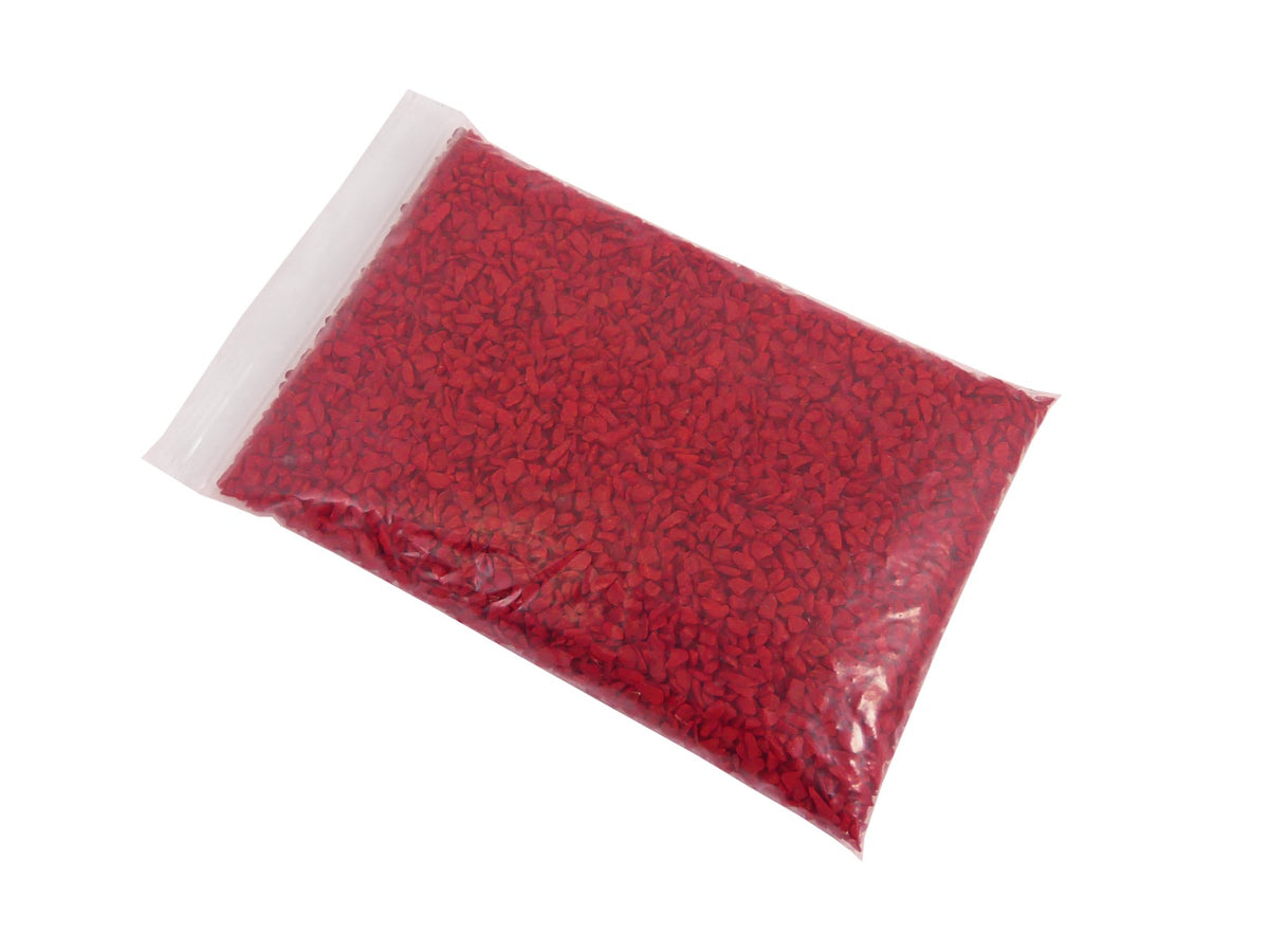  Aquarium Steentjes - Gekleurd Granulaat - ROOD - Bodembedekking 4-6mm - 1KG