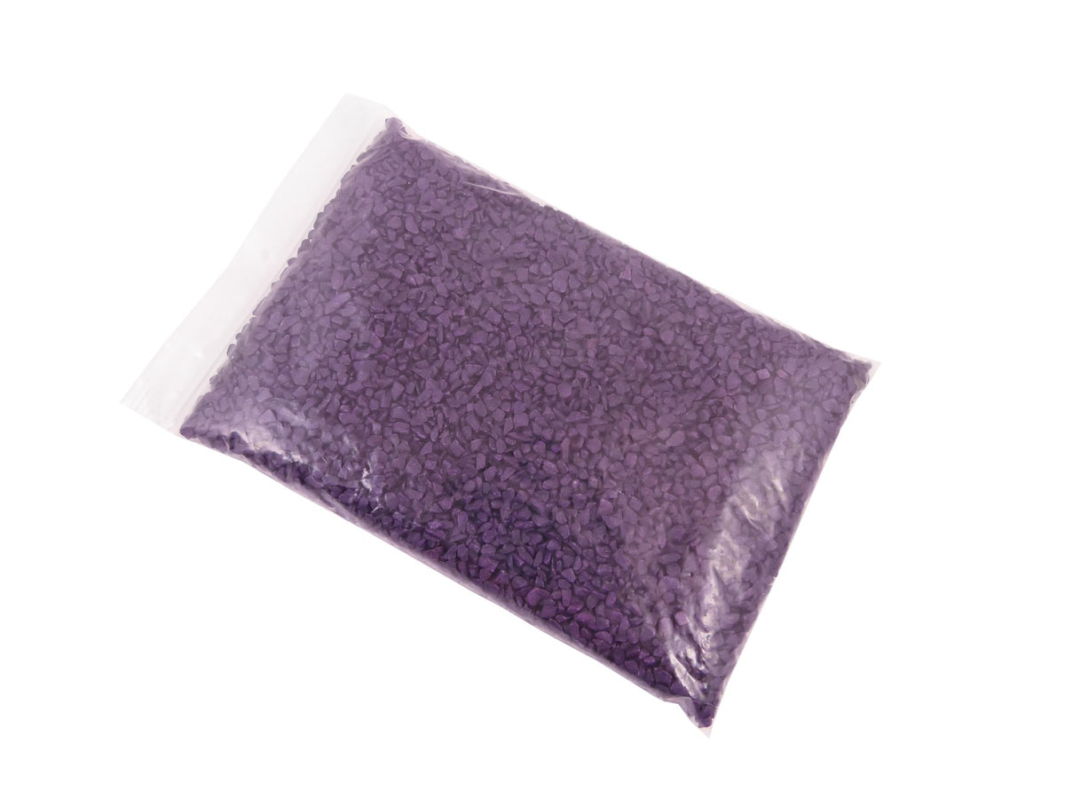 Aquarium Steentjes - Gekleurd Granulaat - PAARS / VIOLET - Bodembedekking 4-6mm - 1KG