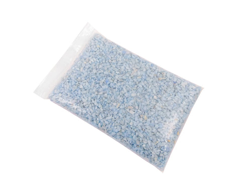  Aquarium Steentjes - Gekleurd Granulaat - LICHT BLAUW - Bodembedekking 4-6mm - 1KG