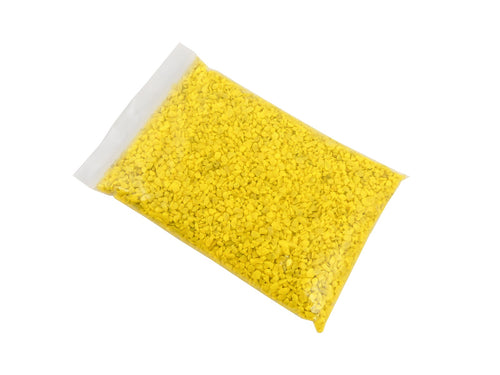 Aquarium Steentjes - Gekleurd Granulaat - GEEL - Bodembedekking 4-6mm - 1KG
