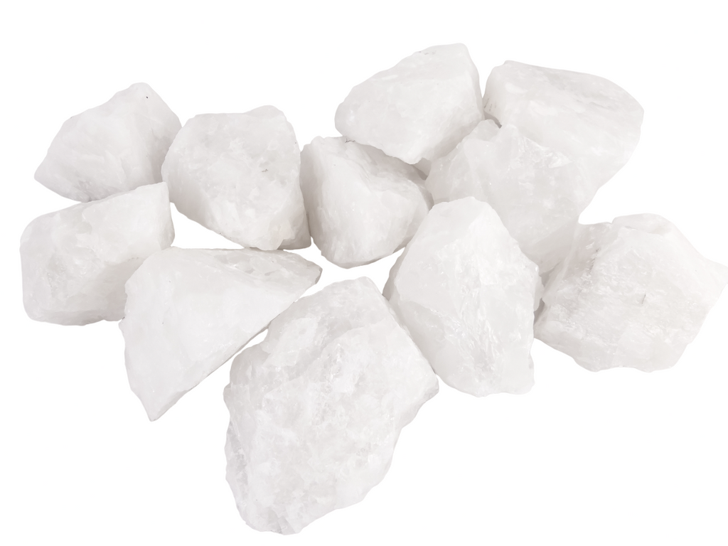 Bergkristal Ruw Groot - A-Kwaliteit - Groothandel Partij van 25kg - Stenen/Stukken van ca. 1,5kg p/st