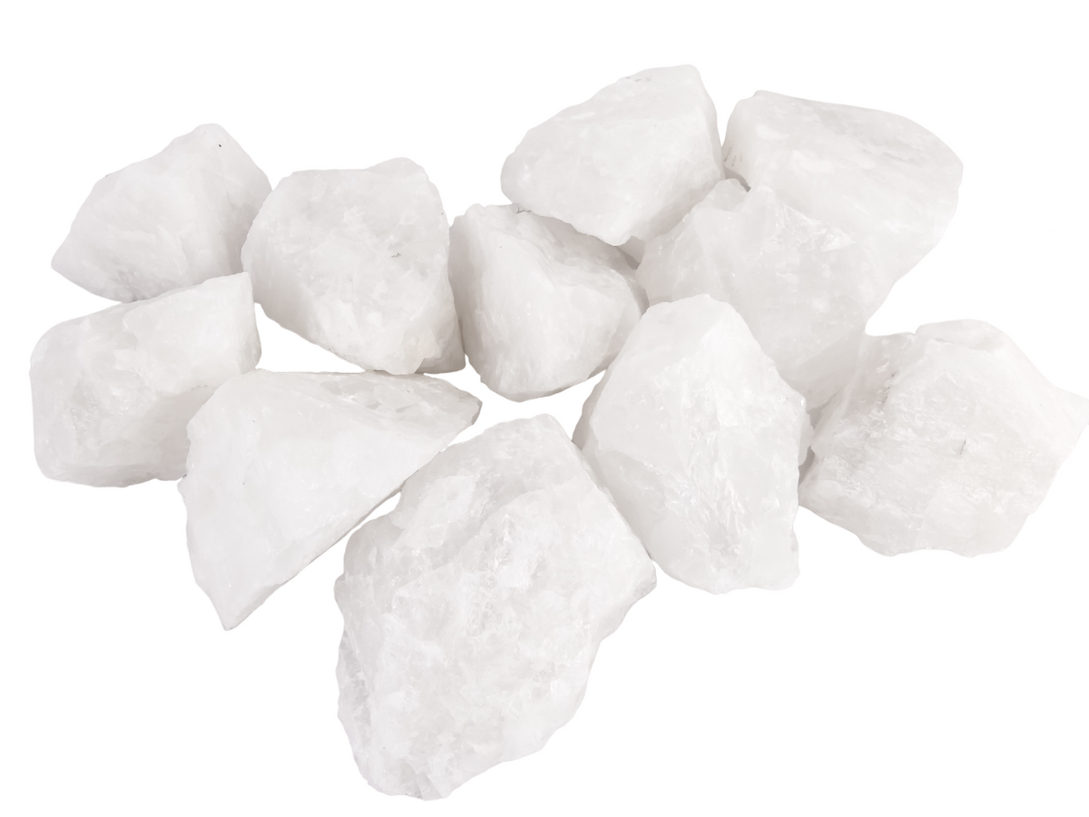 Bergkristal Ruw Groot - A-Kwaliteit - Groothandel Partij van 25kg - Stenen/Stukken van ca. 1,5kg p/st