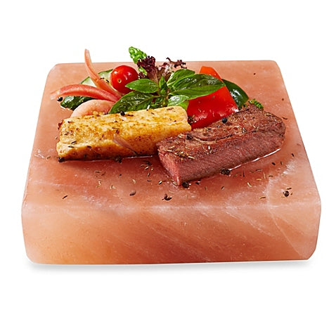 Himalaya Zoutsteen Kookblok / Grillplaat / Opdienplaat - c.a. 5kg 20,5x20,5x5,5cm