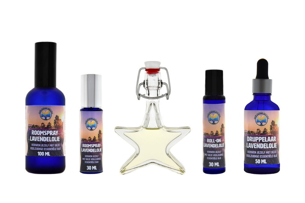 Lavendel Olie met Druppelaar 50 ml – Veelzijdige Etherische Olie voor Ontspanning, Verzorging en Geurbeleving