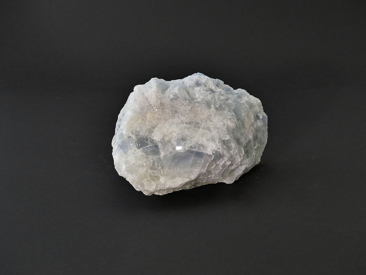 Blauwe Calciet Ruw / Onbewerkt - 1,8 kg / 12x10x13 cm - Individueel Gefotografeerd