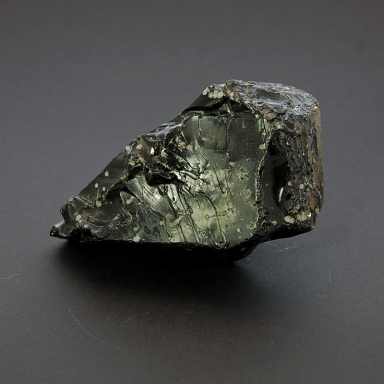 Sneeuwvlok Obsidiaan - Semi-Gepolijst - 740gr 15x10x7cm