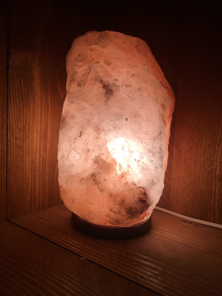 Zoutlamp 6,8kg Himalaya Zoutsteen (Haliet) - 28x17cm