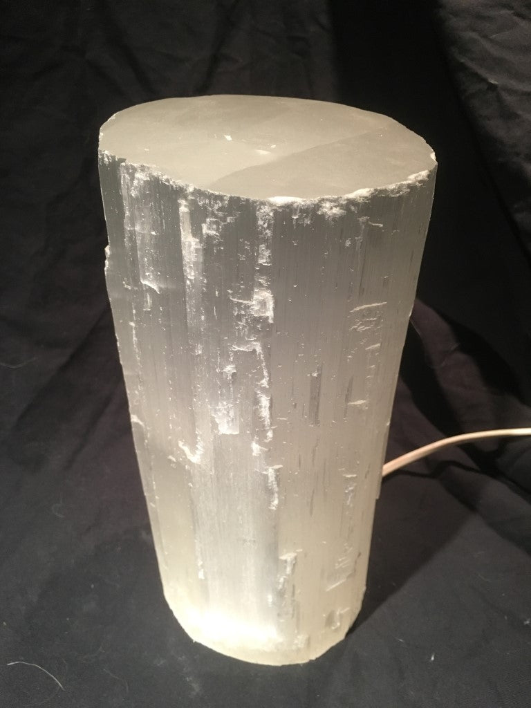 Seleniet Lamp Cilinder Wit - 4,4kg 23x11cm