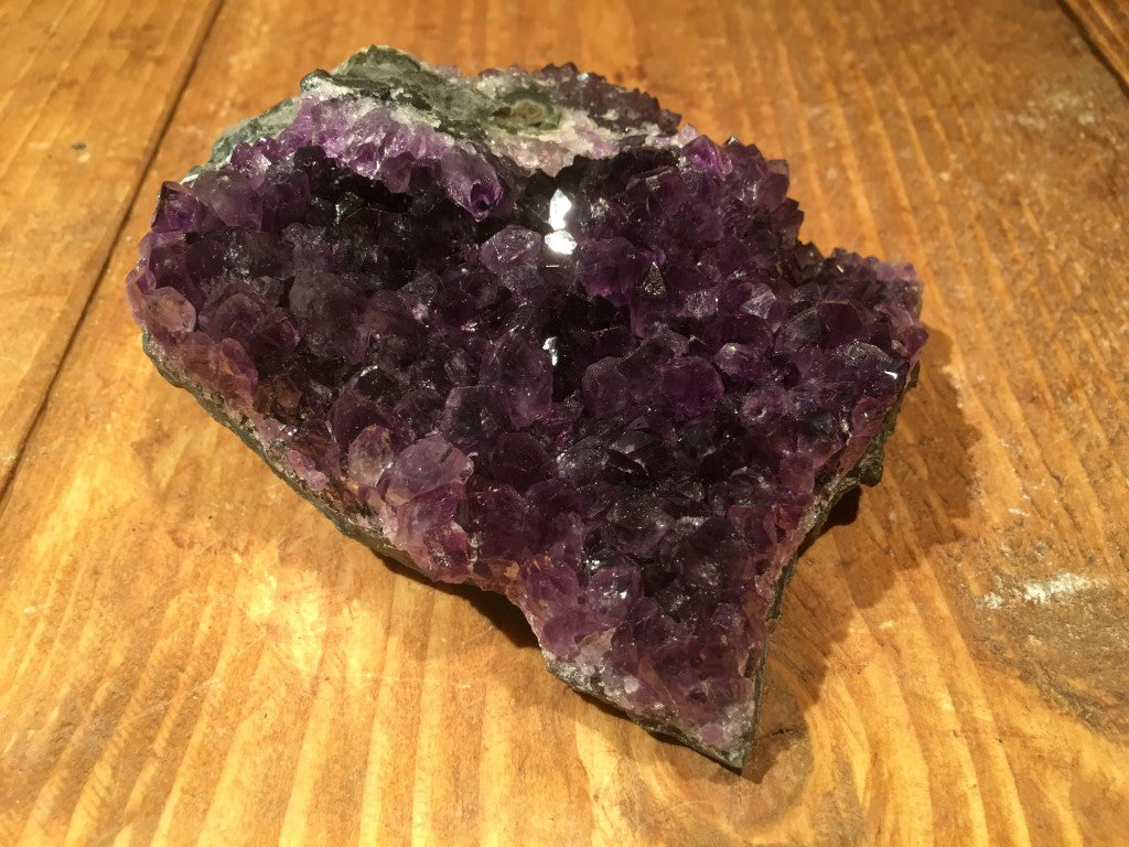 Amethist Kristal Top Kwaliteit- Cluster / Geode - Uruguay - 400gr 10x9x4cm