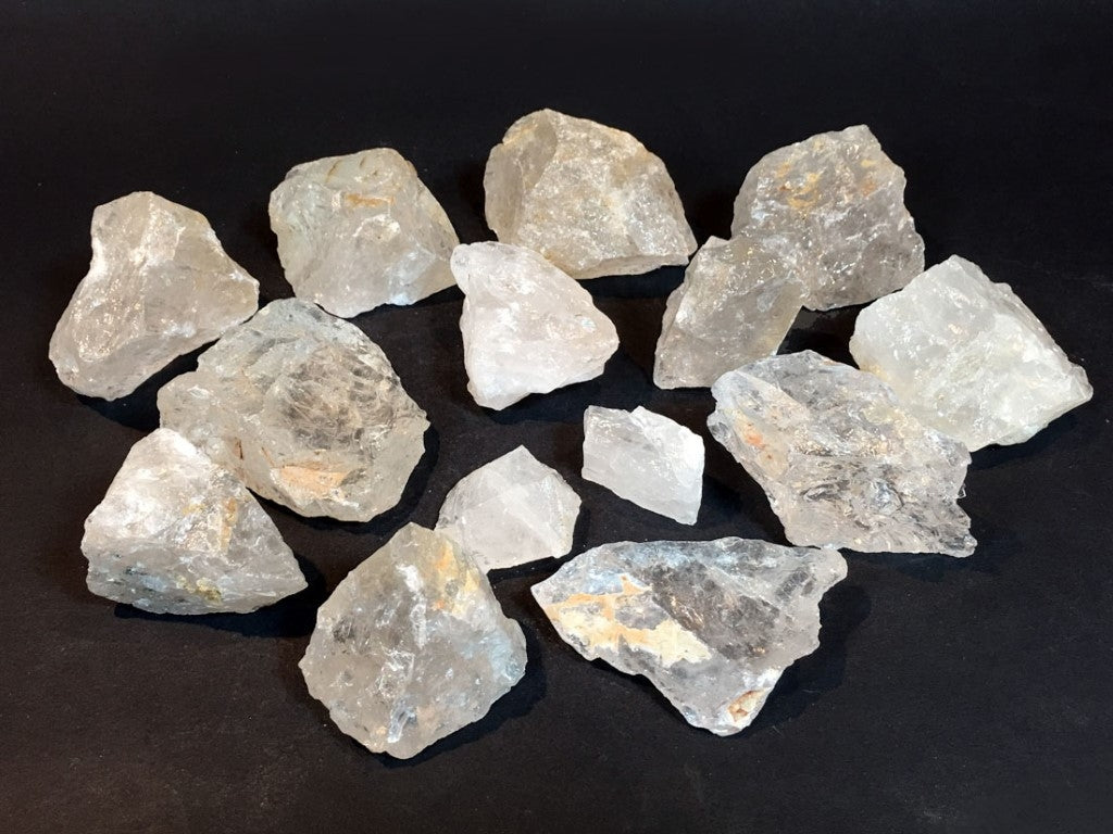 Bergkristal Stenen / Kristal Ruw A-Kwaliteit - 5 stenen van c.a. 4x4x3cm per stuk