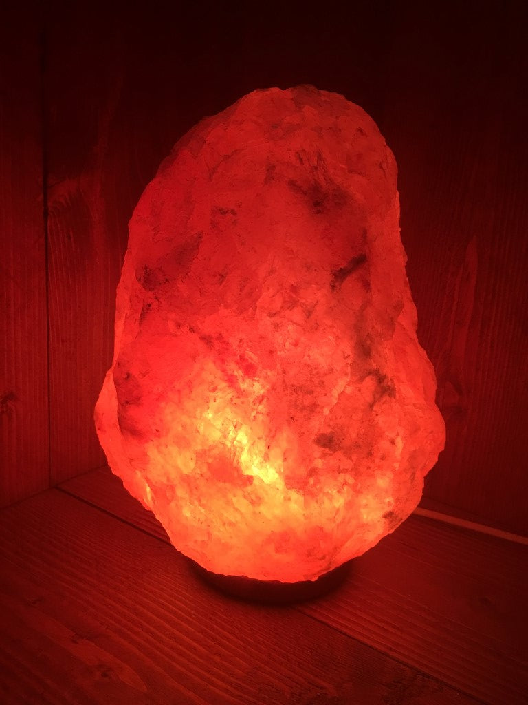 Zoutlamp 12,7kg Himalaya Zoutsteen (Haliet) - 24x23cm
