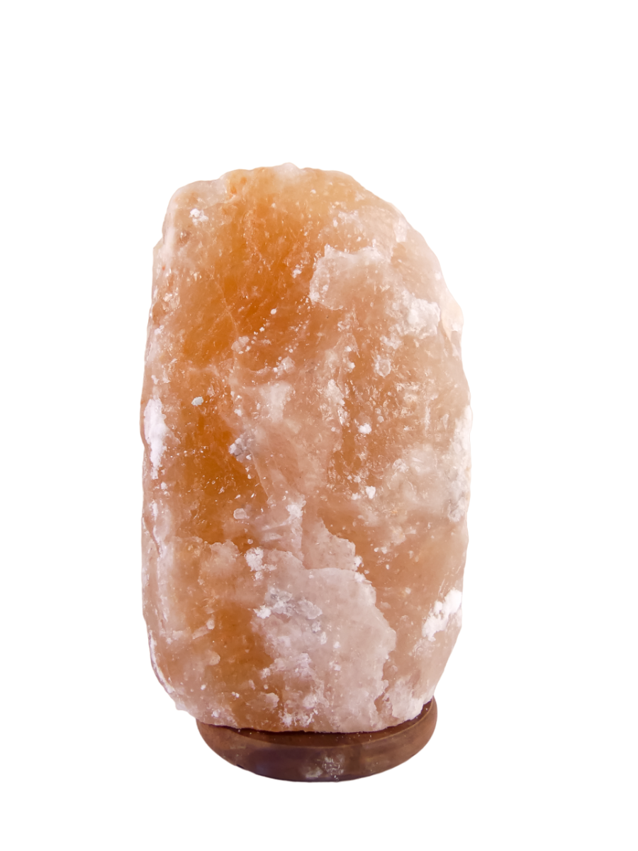 Zoutlamp 19,1kg - 100% Natuurlijk Himalaya Zout - Extra Lange Kabel 1,8mtr met Lampje - ca. 38x22cm - Individueel Gefotografeerd