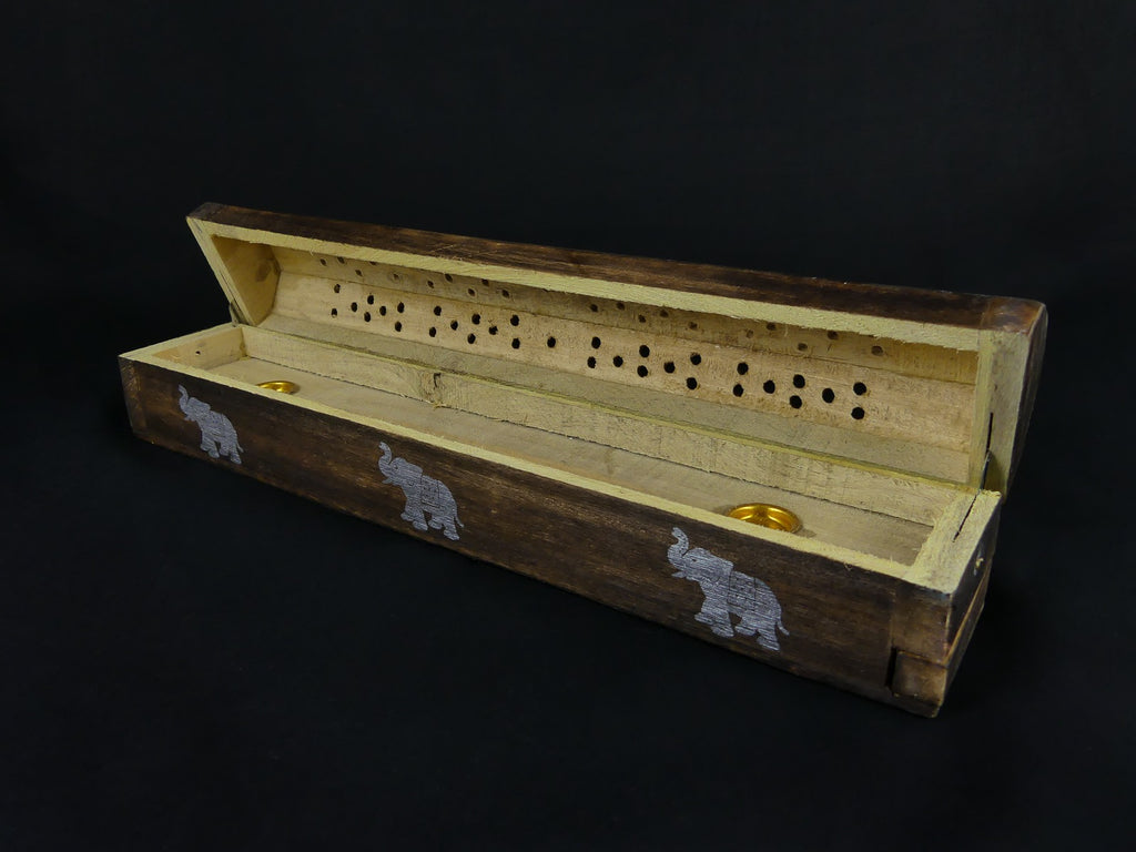 Wierook Brander - Wierook Houder - Kistje Bruin - Olifant 2