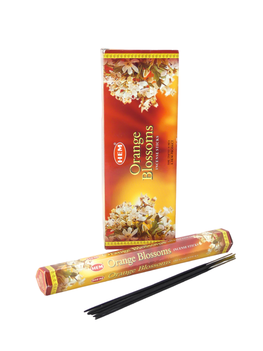 HEM Wierook - Orange Blossoms - Slof / Voordeelbox (6 Pakjes / 120 stokjes)