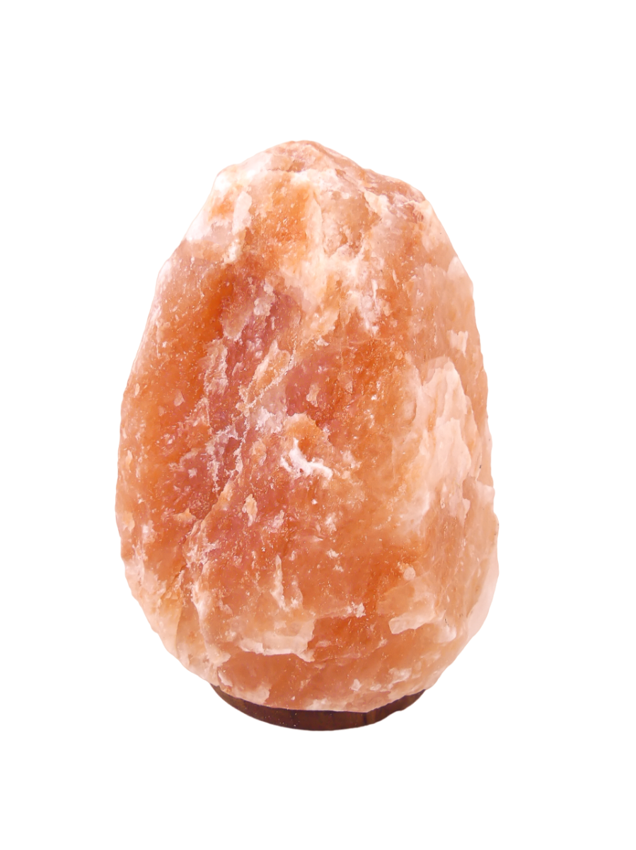 Rode Zoutlamp 4-6kg - 100% Natuurlijk Himalaya Zout Rood - Extra Lange Kabel 1.8mtr met lampje - ca. 22x15cm