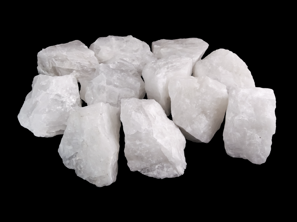Bergkristal Ruw Groot - A-Kwaliteit - Groothandel Partij van 25kg - Stenen/Stukken van ca. 1,5kg p/st