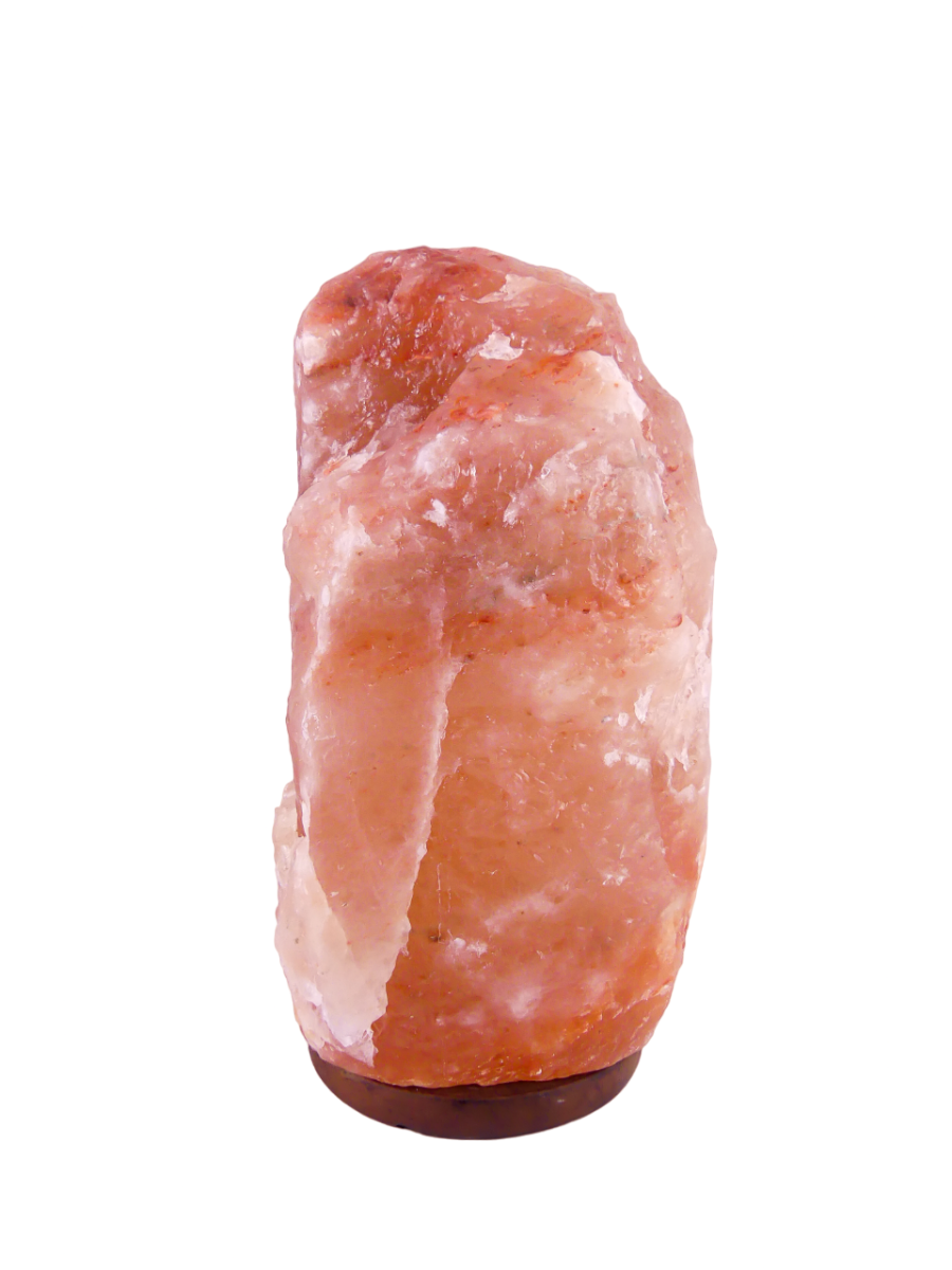 Zoutlamp 22,3kg - 100% Natuurlijk Himalaya Zout - Extra Lange Kabel 1,8mtr met Lampje - ca. 43x22cm - Individueel Gefotografeerd