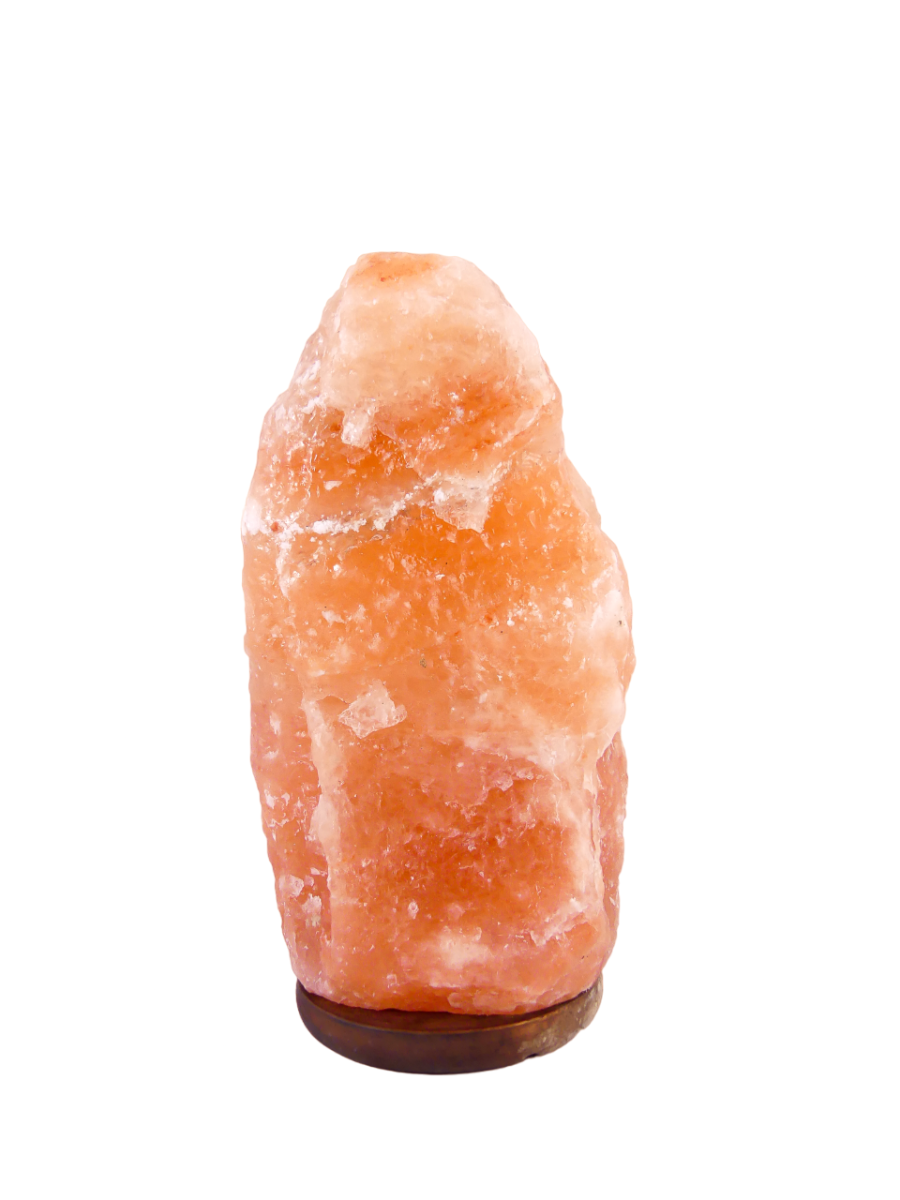 Zoutlamp 18kg - 100% Natuurlijk Himalaya Zout - Extra Lange Kabel 1,8mtr met Lampje - ca. 42x24cm - Individueel Gefotografeerd