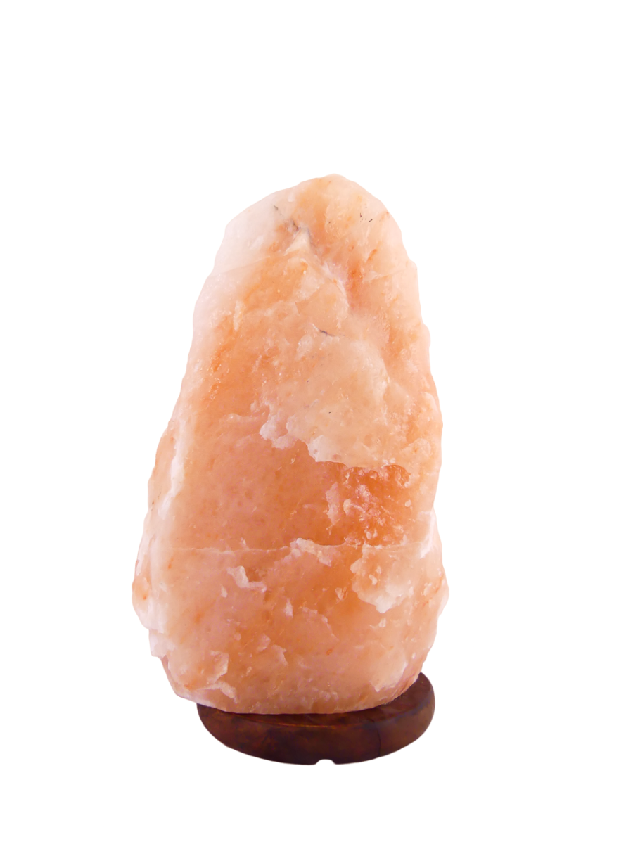Zoutlamp 18kg - 100% Natuurlijk Himalaya Zout - Extra Lange Kabel 1,8mtr met Lampje - ca. 42x23cm - Individueel Gefotografeerd