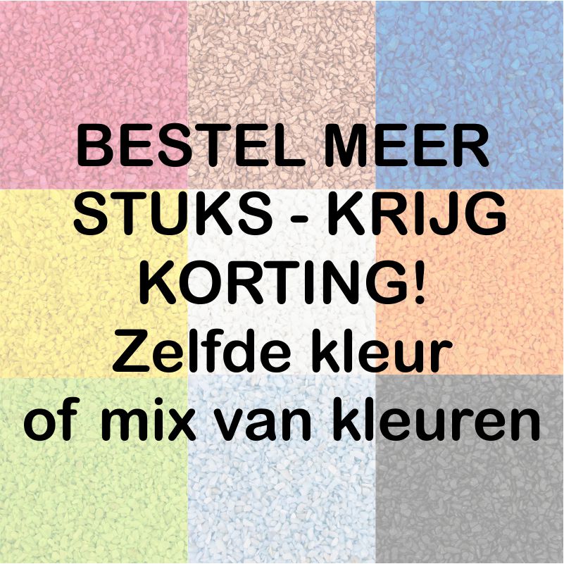 Aquarium Steentjes 1KG 4-6mm - Gekleurd Granulaat - GEEL - Bodembedekking Grind met Gele Kleur voor in Vissen Aquarium