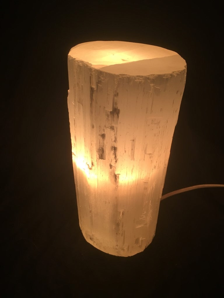 Seleniet Lamp Cilinder Wit - 4,4kg 23x11cm