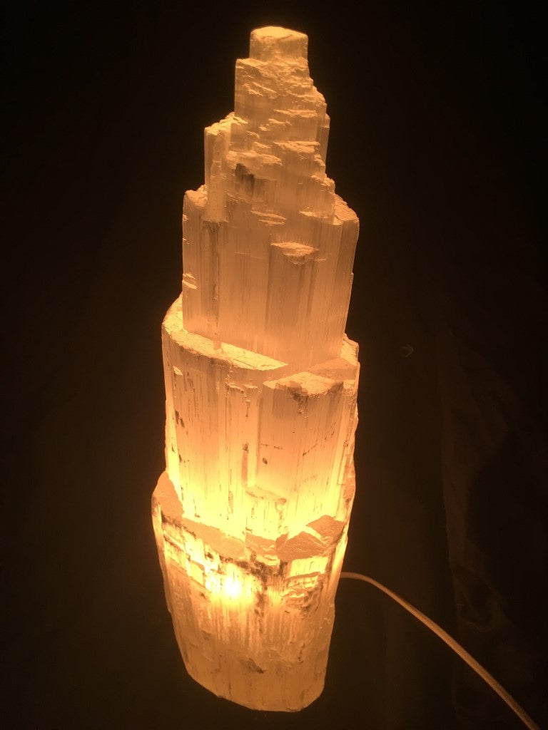 Seleniet Lamp Wit 5,5kg - 41,5x21,5cm 
