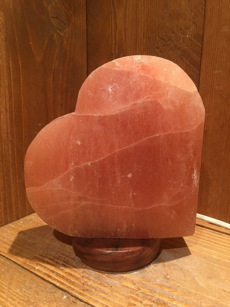 Zoutlamp Hart - Himalaya Zoutsteen (Haliet) - c.a. 2,6kg 18x16cm