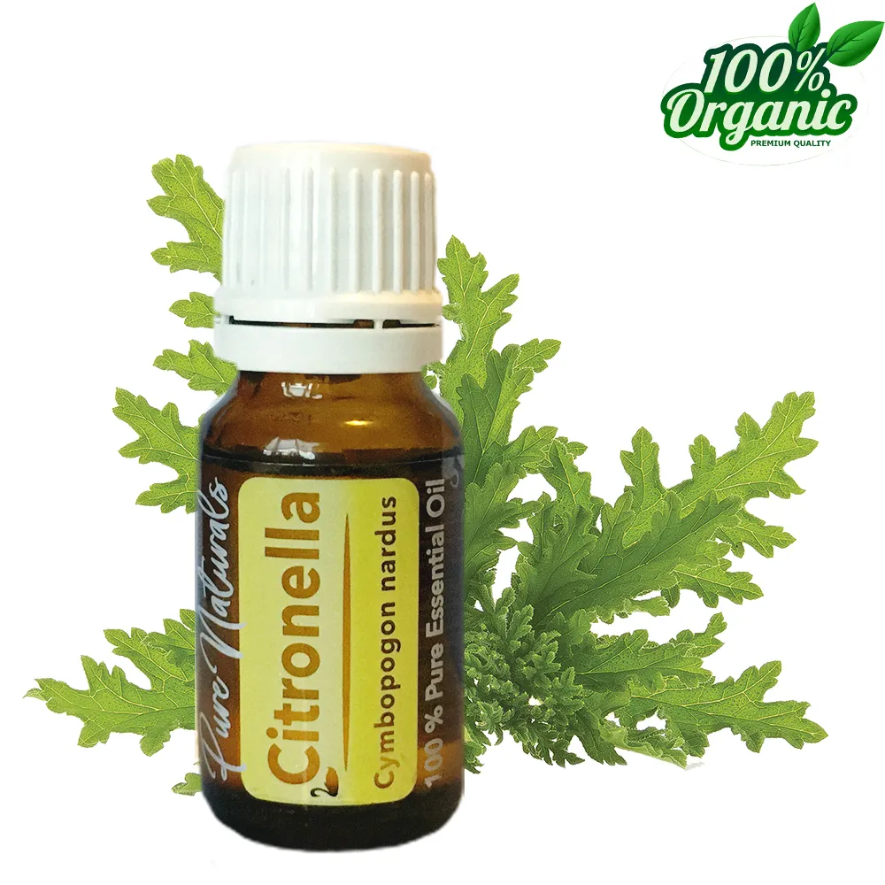 Pure Naturals Essentiële olie - Biologisch - Citronella - Flesje 10ml