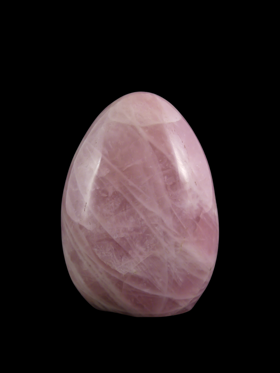 Rozekwarts Freeform - Sculptuur - Gepolijst - ca. 10x5,5x14cm - ca.1,08kg - Individueel Gefotografeerd
