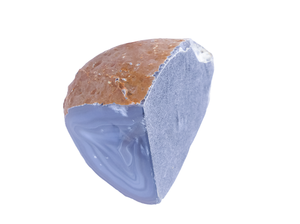 Waxinelichthouder / Theelichthouder Agaat Naturel - Geode - ca. 10x11x9cm - Individueel Gefotografeerd