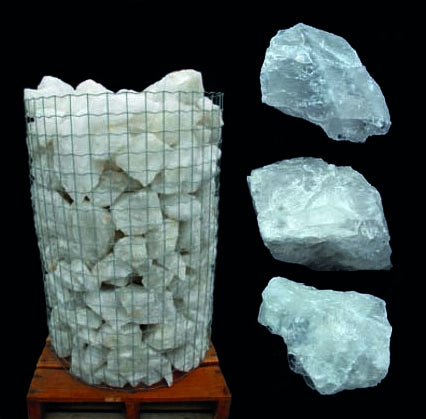 Mix 250kg Bergkristal en 250kg Rozekwarts Ruw - Groothandel Partij Stenen/Stukken van 0,5 tot 4kg - Topkwaliteit