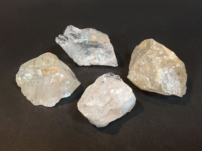 Bergkristal Stenen / Kristal Ruw A-Kwaliteit - 5 stenen van c.a. 4x4x3cm per stuk