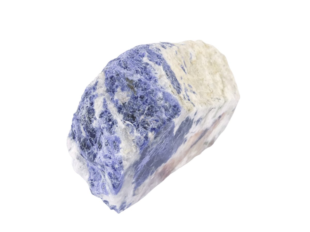 Waxinelichthouder / Theelichthouder Sodaliet - Ruw - ca. 10 tot 14cm